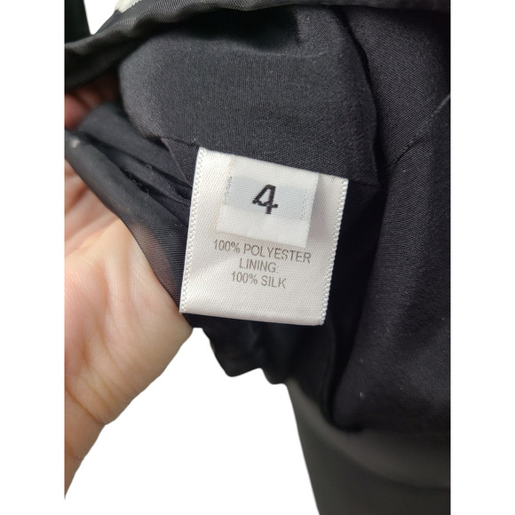 Prabal Gurung Women's Black Sleeveless Sheath Jewel-Neck Slim Dress Size 4 - Picture 7 of 8